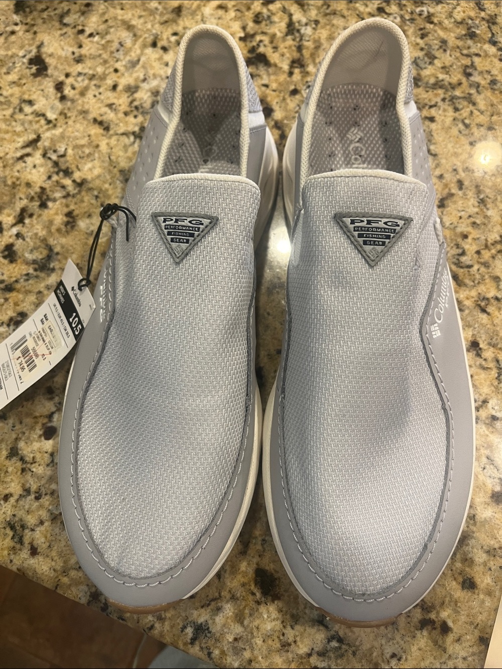 NWT Columbia Men’s Slip-On Loafers in Light Gray